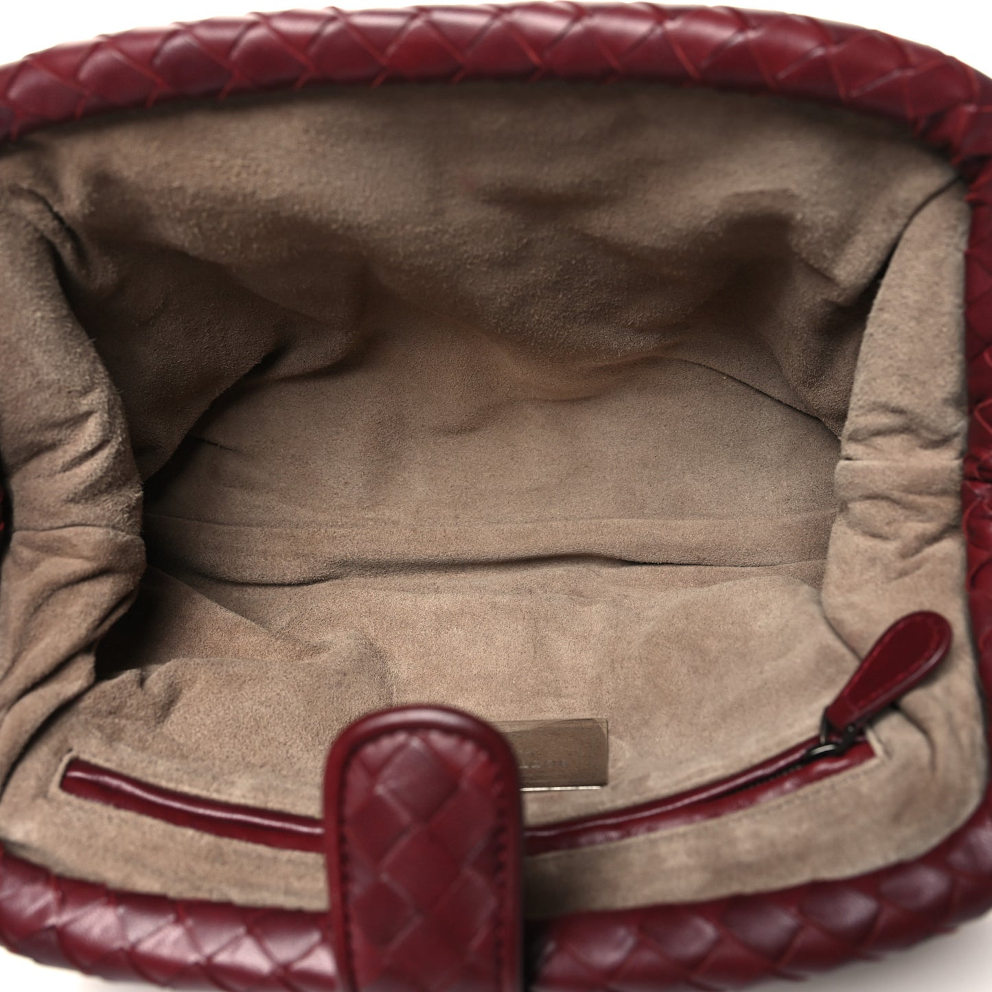 Nappa Intrecciato The Lauren 1980 Clutch Gigolo Red