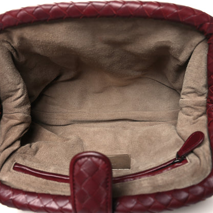 Bottega Veneta Nappa Intrecciato The Lauren 1980 Clutch Gigolo Red 6 of 10