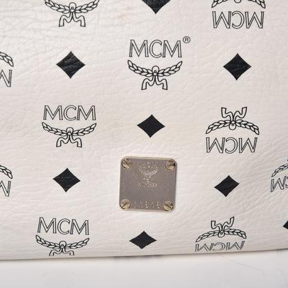 MCM Visetos Drawstring Bag White 7 of 21