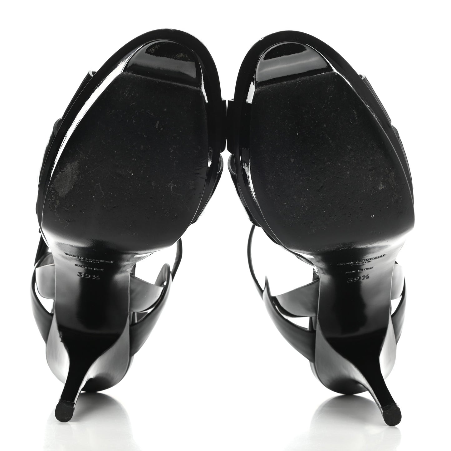 Patent Tribute 75 Platform Sandals 39.5 Black