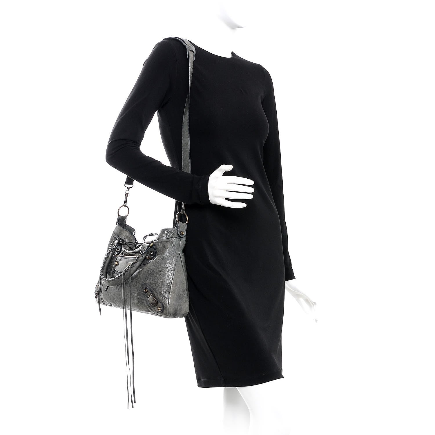 Balenciaga Agneau Classic Hardware Town Anthracite 2 of 13