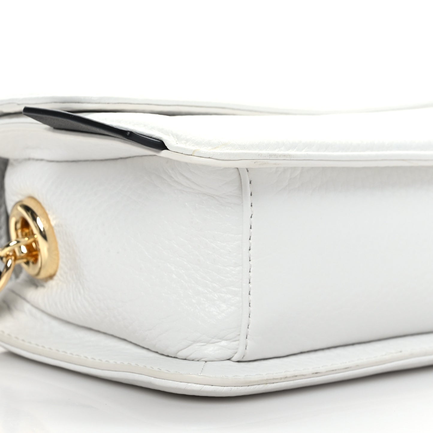 Calfskin The Mini Cushion Bag White