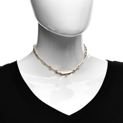 Hermes 18K Yellow Gold Kelly Chaine Choker Necklace 2 of 5