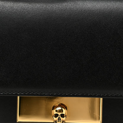 Alexander McQueen Calfskin Skull Lock Mini Crossbody Bag Black 8 of 13