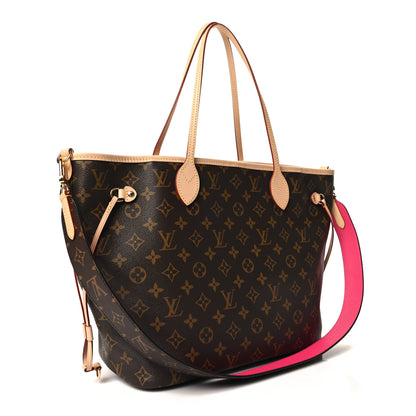 Louis Vuitton Monogram Inside Out Neverfull Bandouliere MM Rose Pondichery 3 of 15