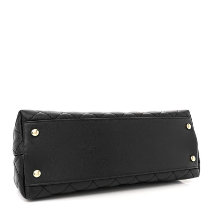 Chanel Caviar Quilted Small Coco Chain Handle Flap Black 4 of 11
