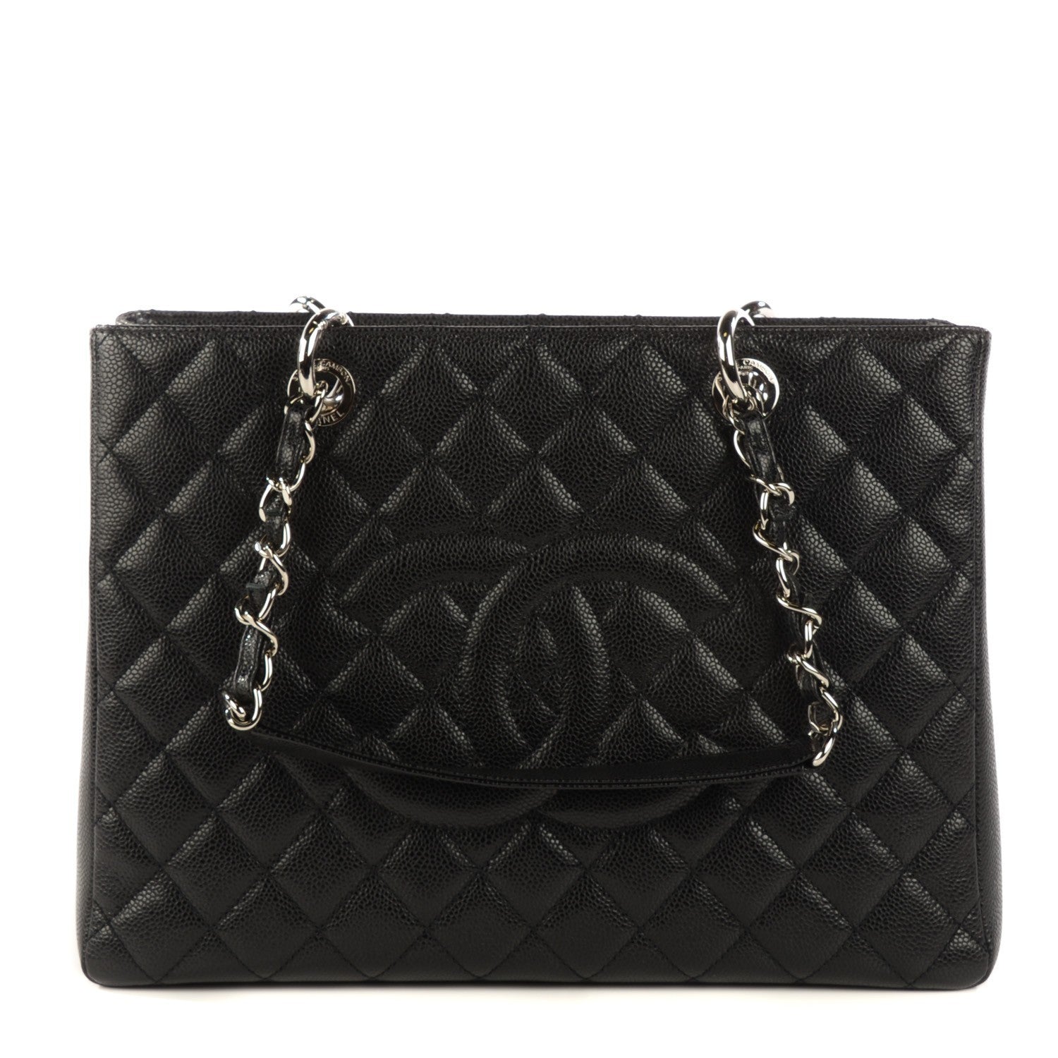 Chanel Caviar Quilted Grand Shopping Tote GST Black 1 of 8