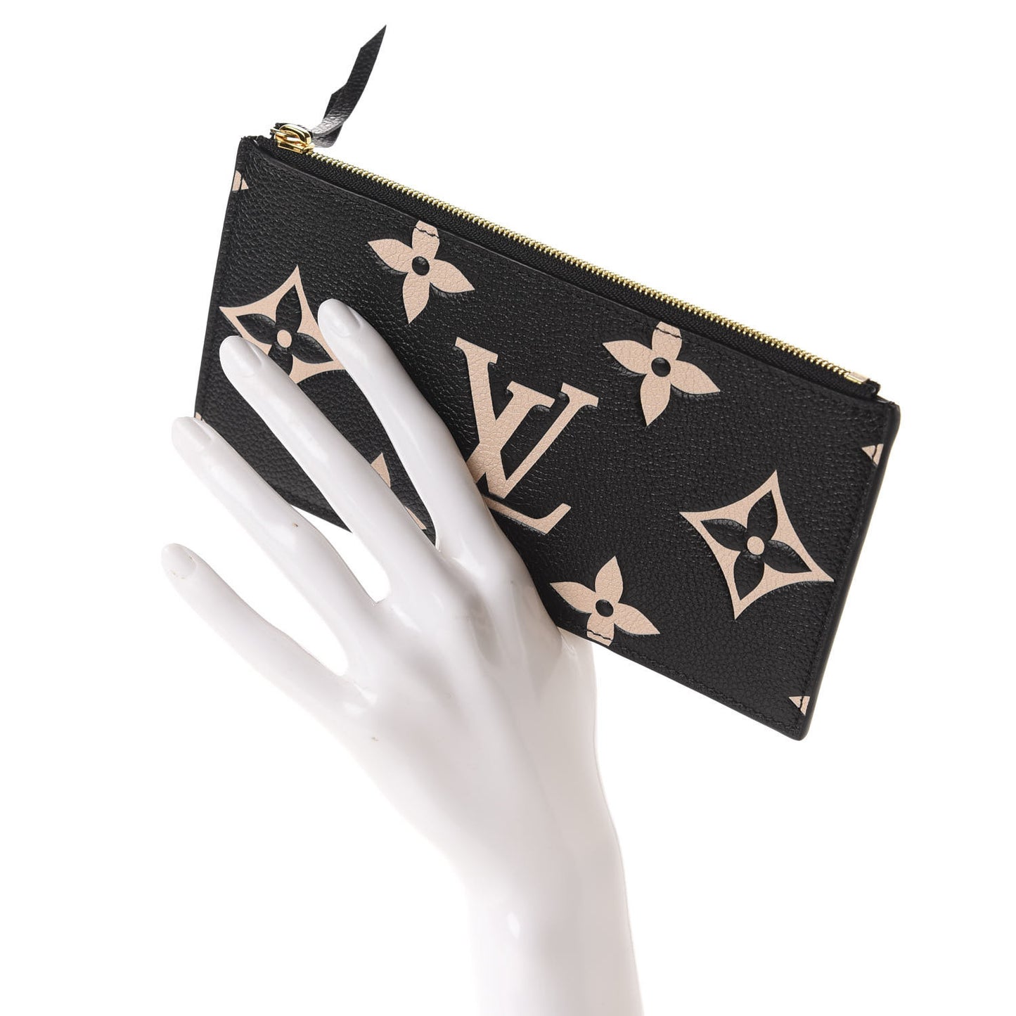 Empreinte Monogram Giant Crafty Pochette Felicie Zippered Insert Black