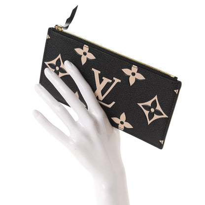 Louis Vuitton Empreinte Monogram Giant Crafty Pochette Felicie Zippered Insert Black 2 of 6