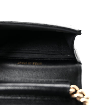 Chanel Caviar Quilted Boy Phone Holder Black 5 of 11