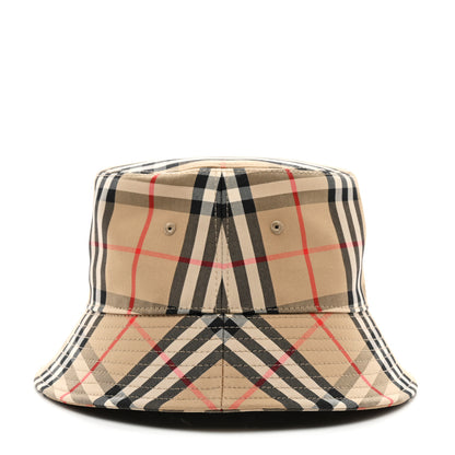 Burberry Technical Cotton Vintage Check Bucket Hat M Archive Beige 4 of 8