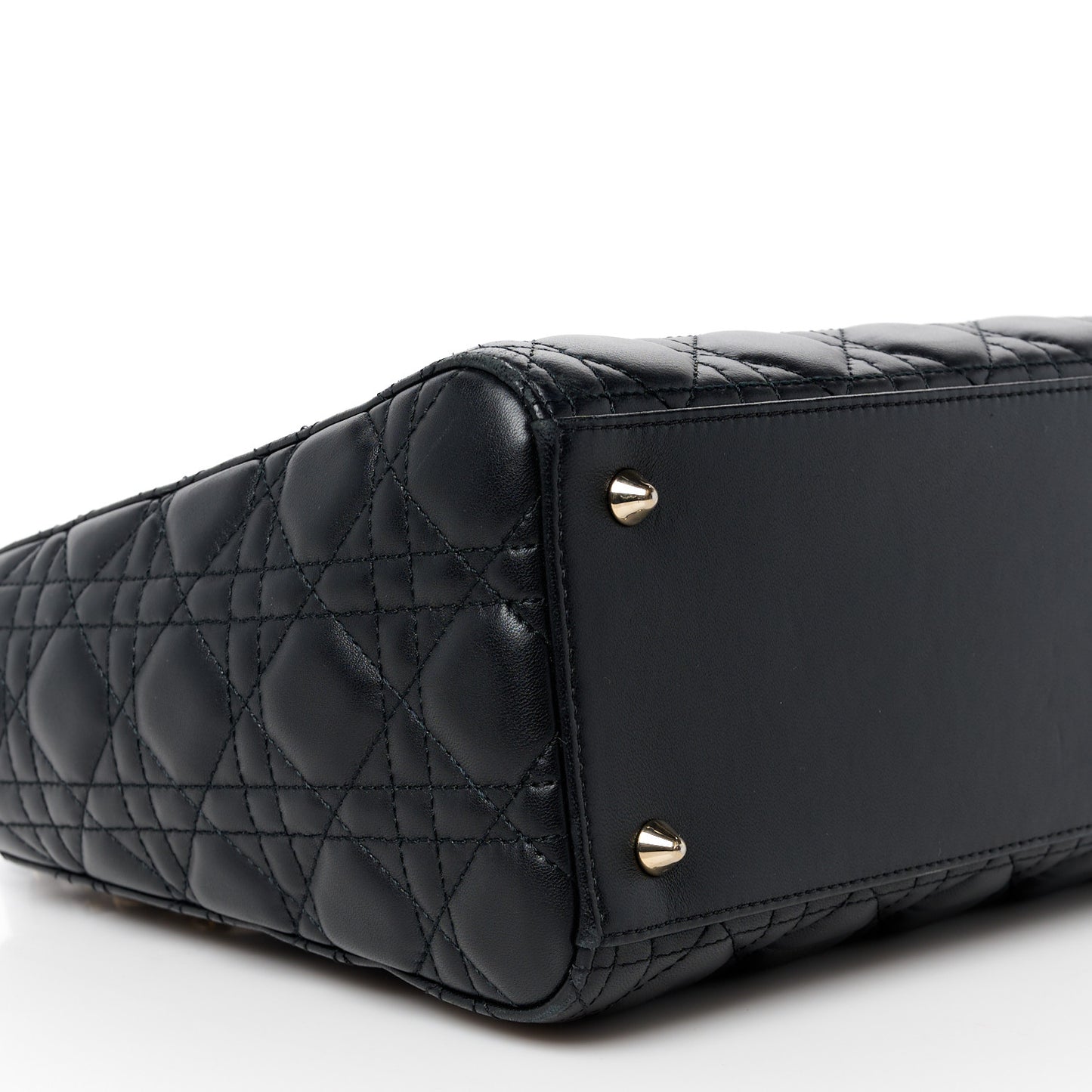 Lambskin Cannage Medium Lady Dior Black