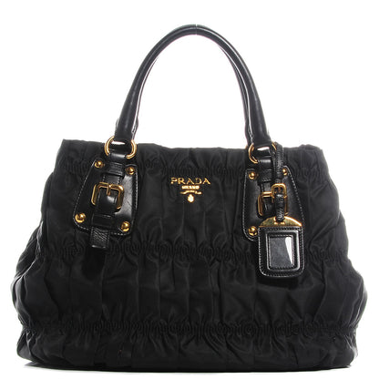 Prada Tessuto Nylon Gaufre Tote Nero Black 1 of 10