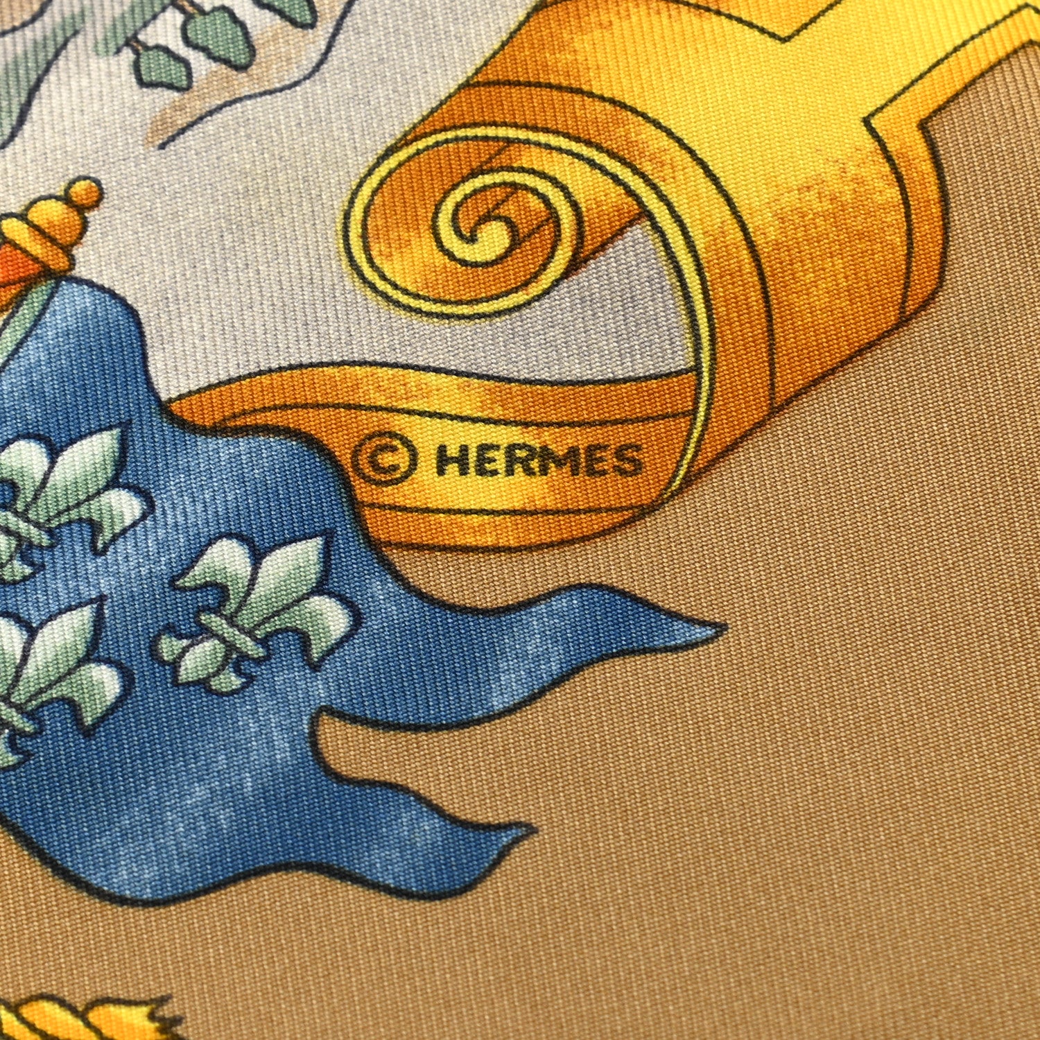Hermes Silk Voiles De Lumiere Scarf 90 5 of 6