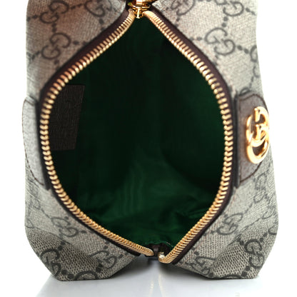 Gucci Soft GG Supreme Monogram Calfskin Medium Ophidia Cosmetic Case Beige Ebony New Acero 5 of 9