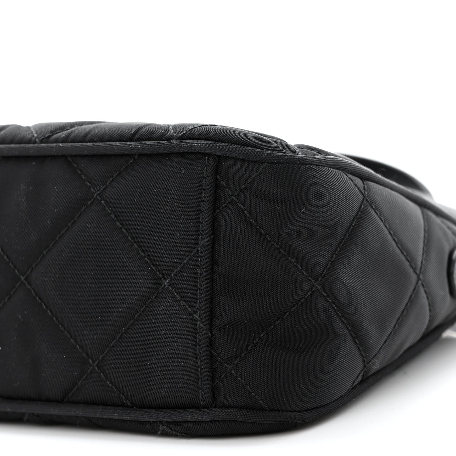 Prada Nylon Tessuto Impuntu Quilted Crossbody Bag Black 10 of 10