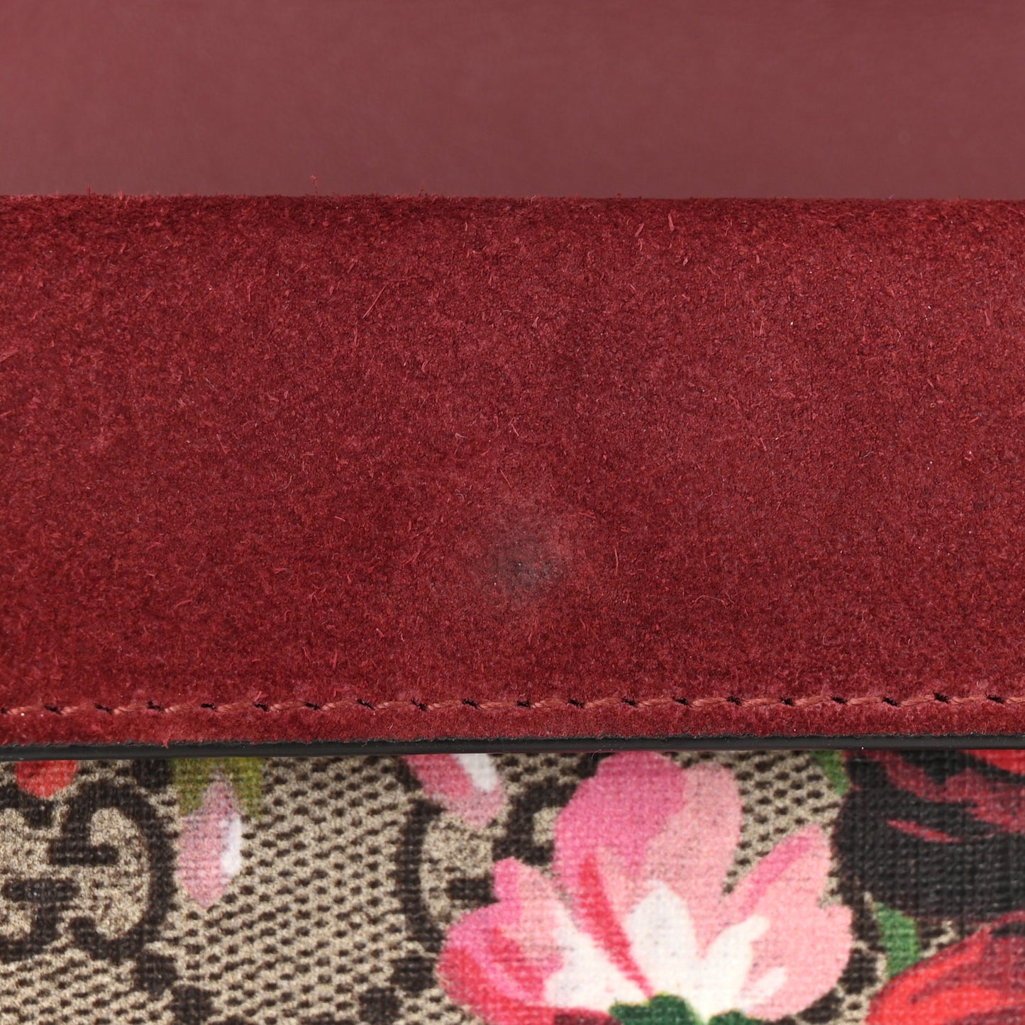 GG Supreme Monogram Blooms Super Mini Dionysus Shoulder Bag Beige Multicolor Dry Rose