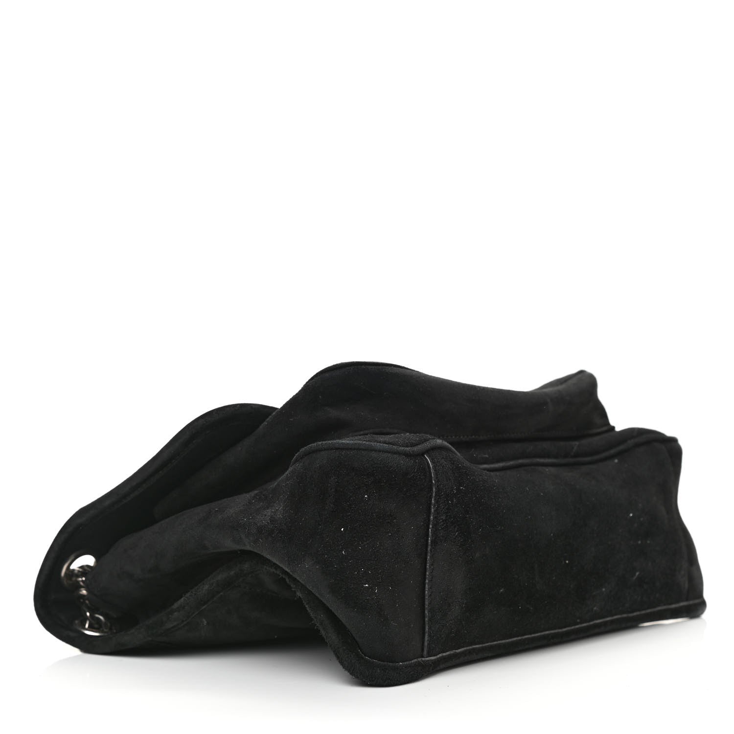 Saint Laurent Suede Monogram Medium Niki Chain Satchel Black 4 of 13