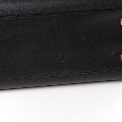 Saint Laurent Smooth Calfskin Small Monogram Cabas Black 11 of 13