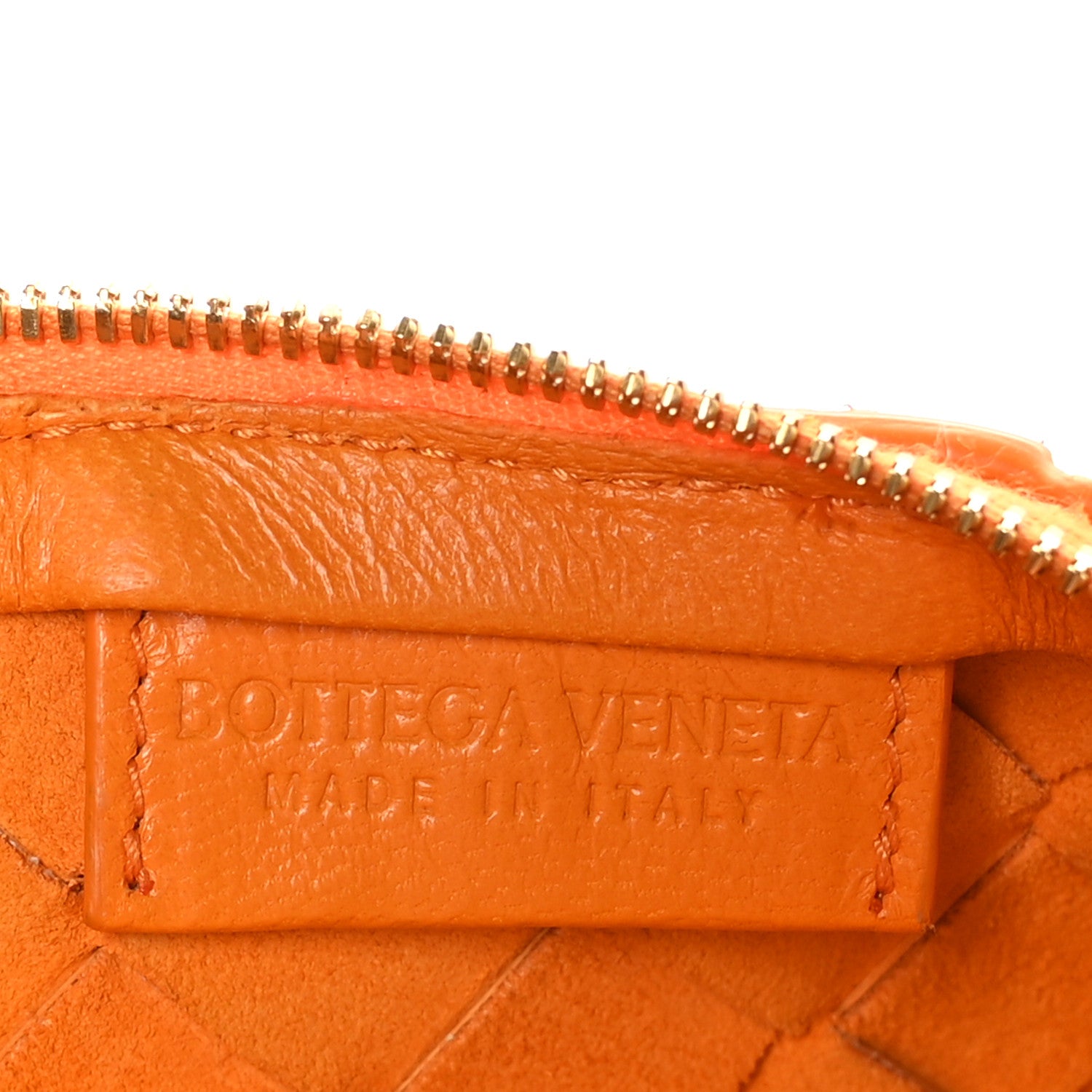 Bottega Veneta Nappa Intrecciato Pouch On Strap Tangerine 6 of 8