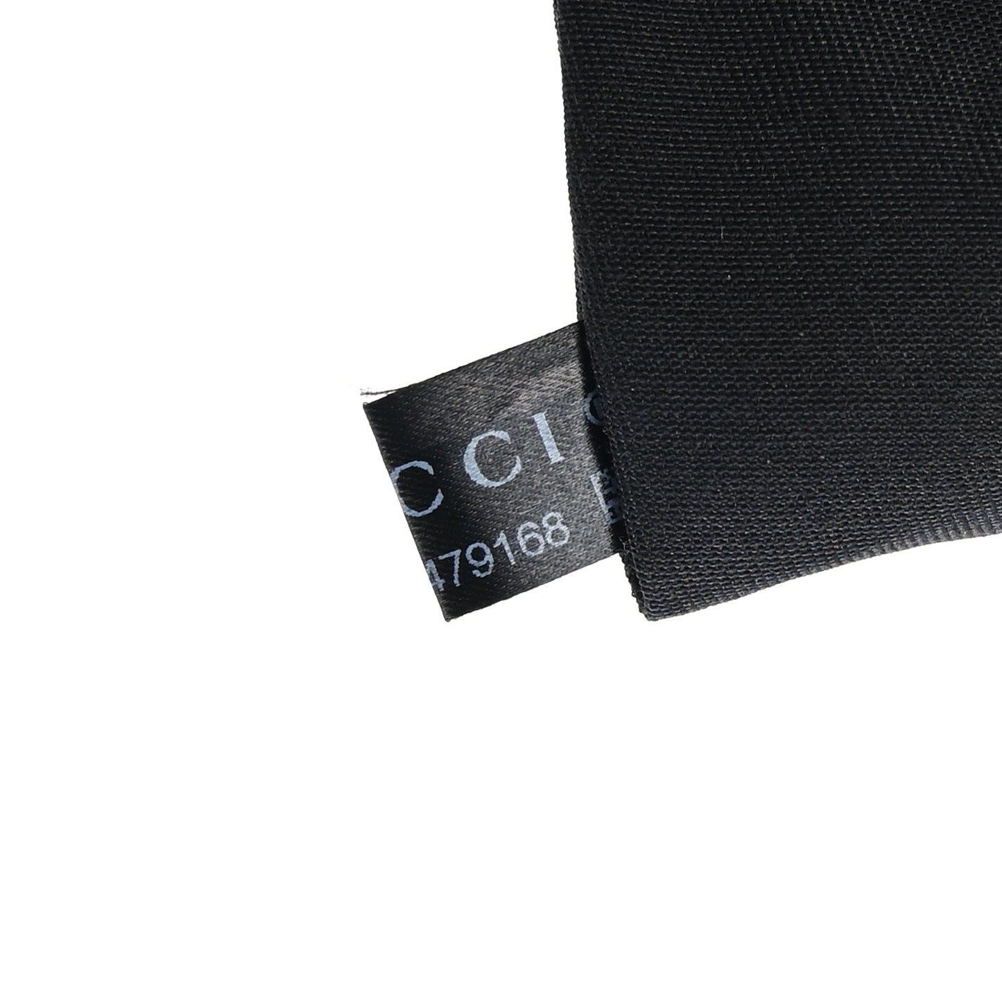Nylon Monogram Fanny Pack Belt Bag Black