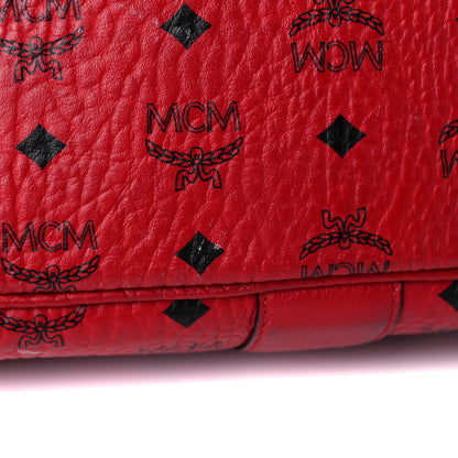 MCM Visetos Large Liz Reversible Shopper Tote Ruby Red 16 of 26