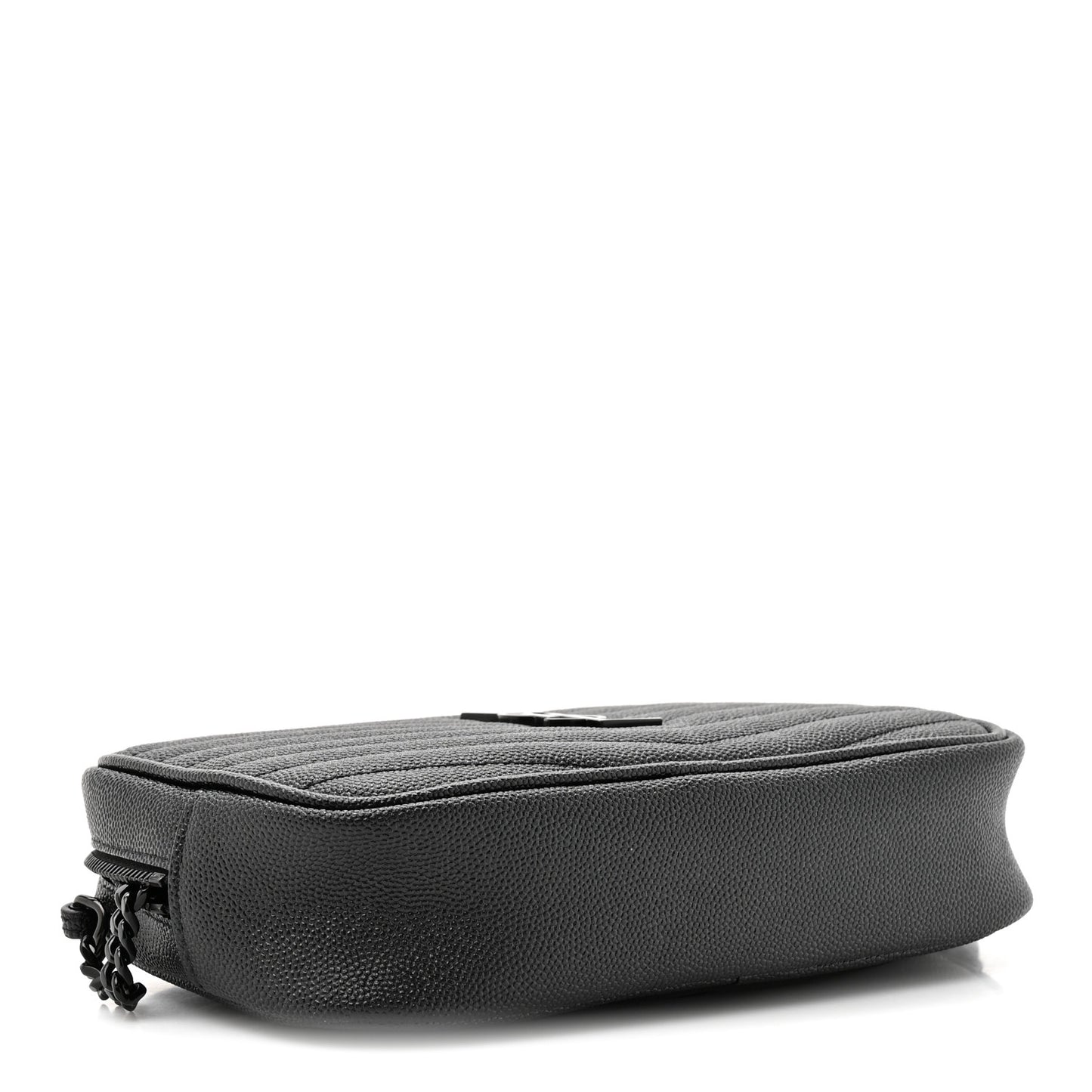 Grain De Poudre Matelasse Monochrome Monogram Mini Lou Camera Bag Black