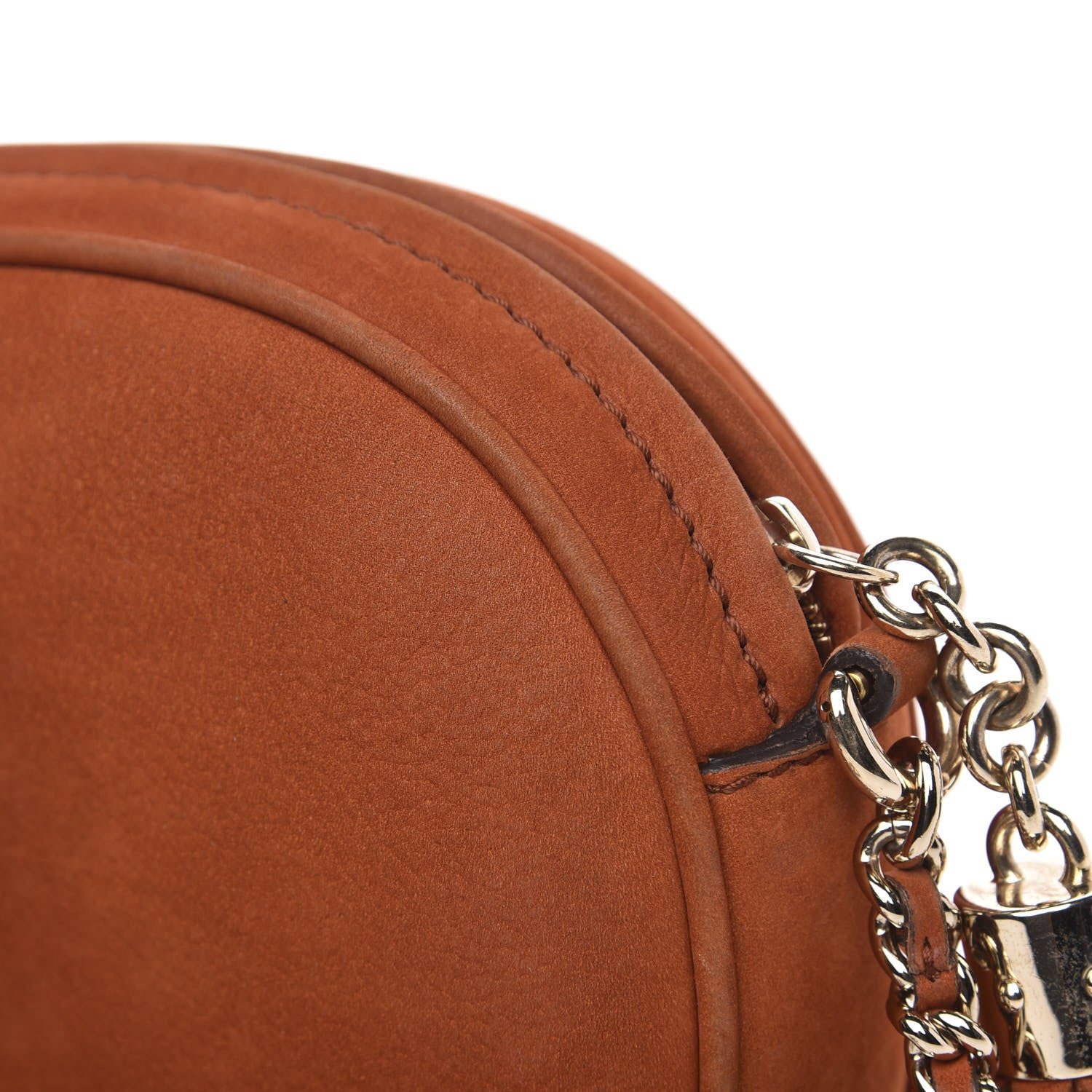 Gucci Vitello Range Mini Soho Chain Bag Old Whisky 13 of 14