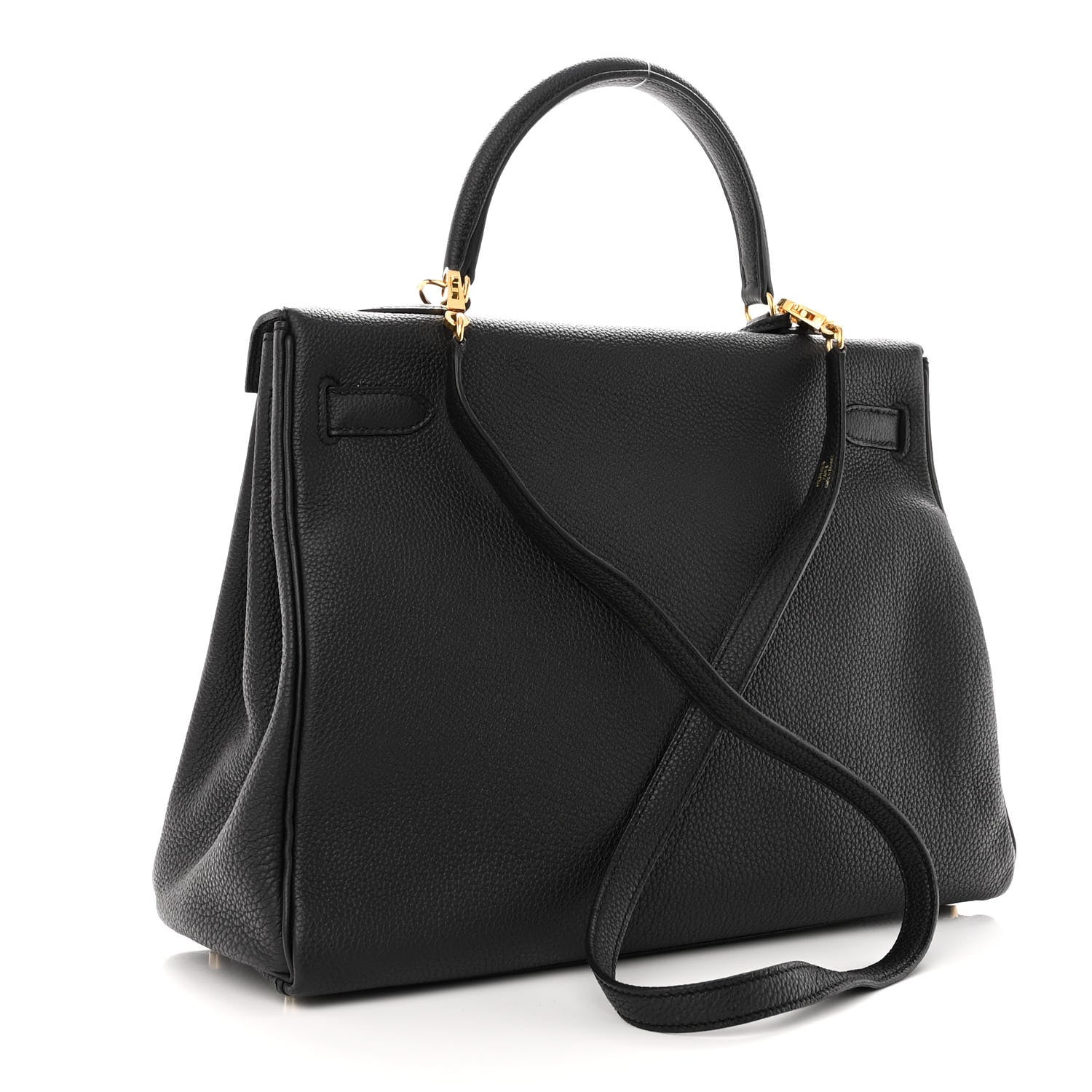 Hermes Togo Kelly Retourne 35 Black 3 of 11