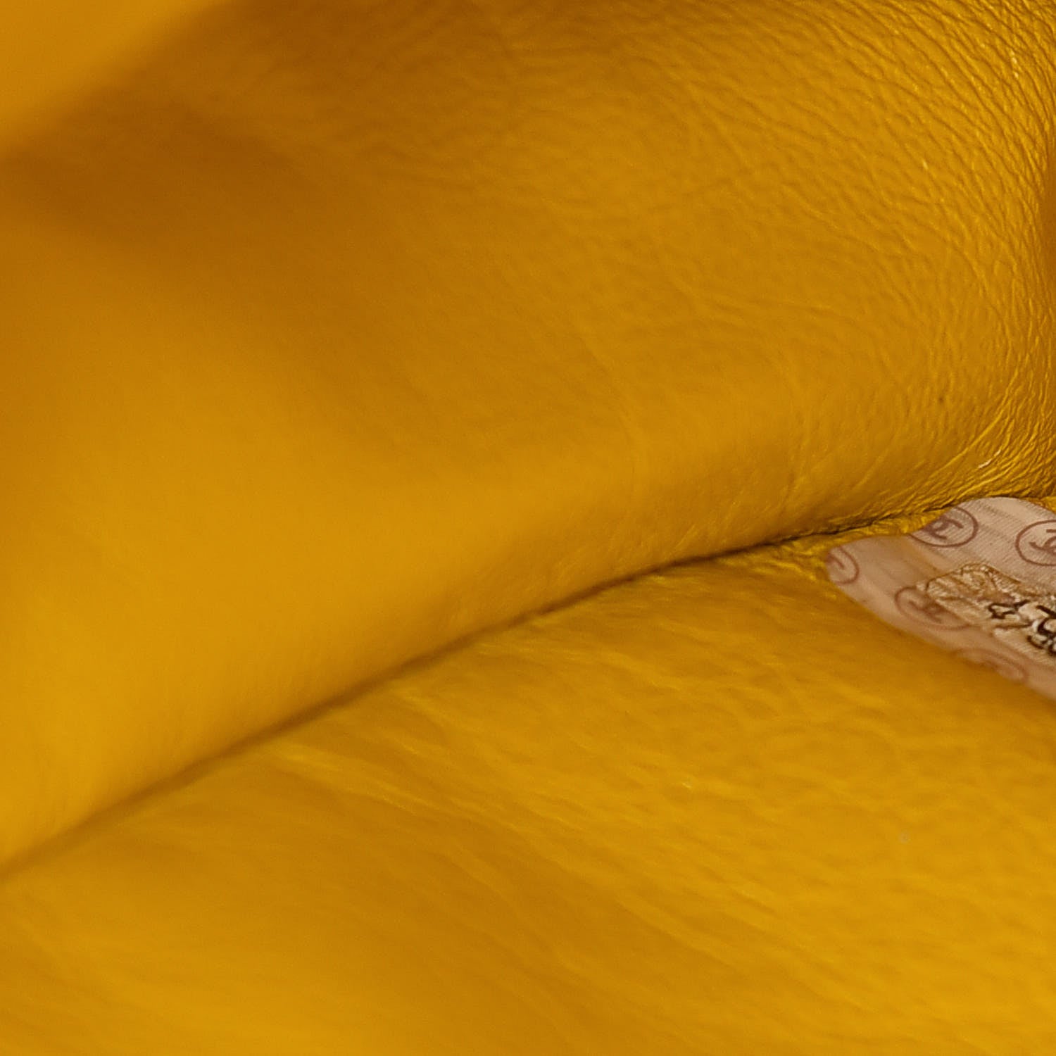 Chanel Caviar CC Tote Yellow 7 of 14