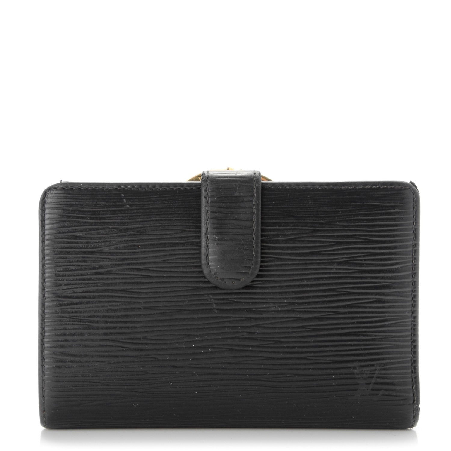 Louis Vuitton Epi French Purse Wallet Black 1 of 9