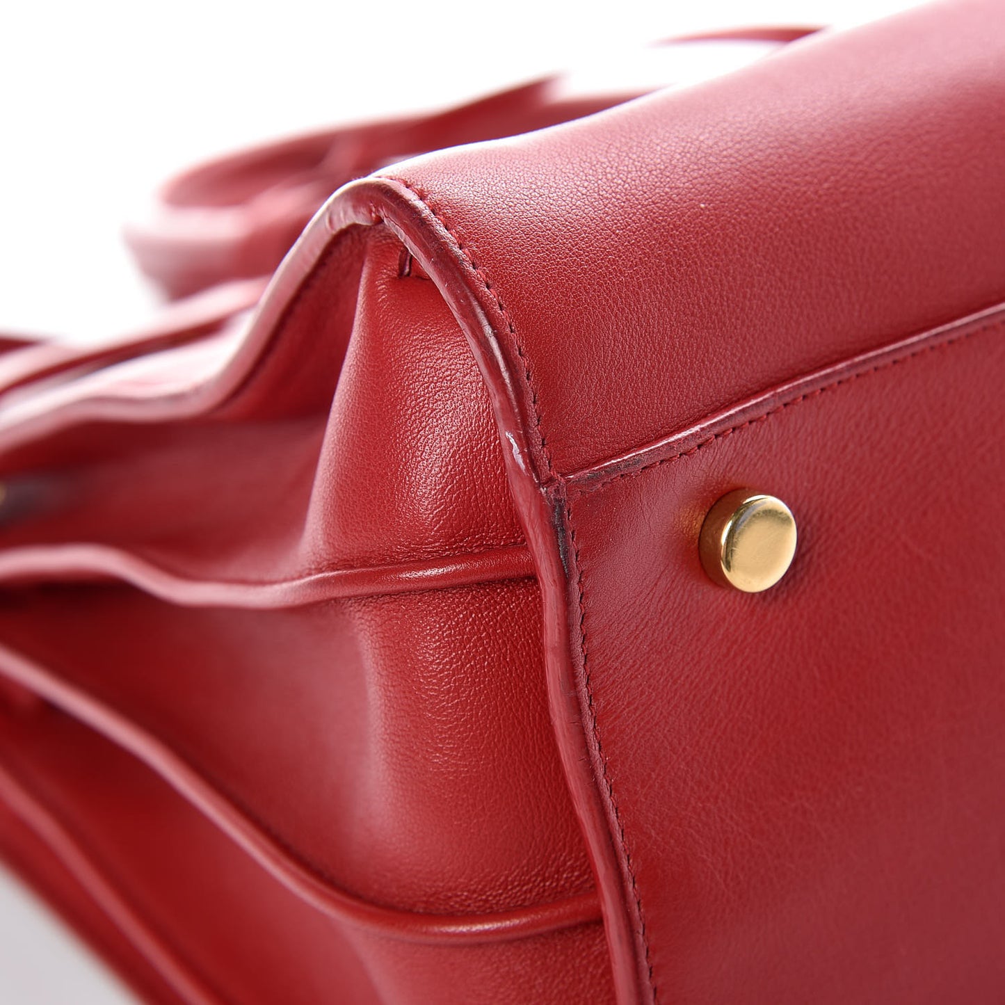 Calfskin Small Sac De Jour Rouge Orient