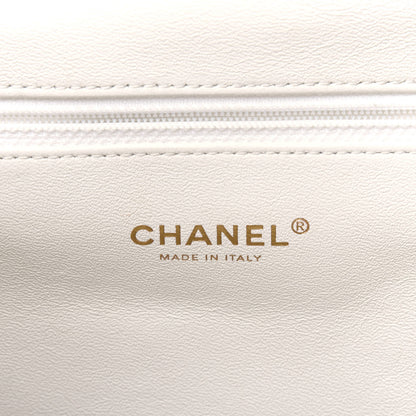 Chanel Caviar Quilted Business Affinity Backpack White 5 of 17