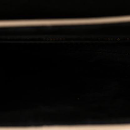 Christian Dior Calfskin Plan De Paris Printed Saddle Bag With Strap Beige Black 5 of 10