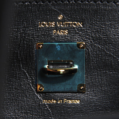 Louis Vuitton Calfskin City Steamer MM Black 6 of 7