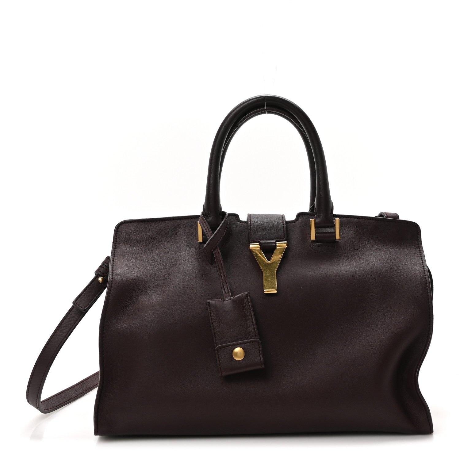 Saint Laurent Calfskin Small Classic Y Cabas Bordeaux 1 of 9