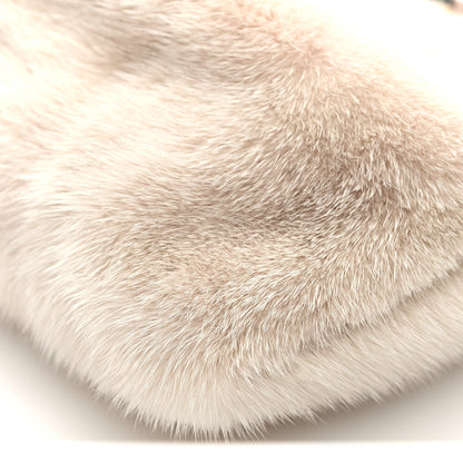 Valentino Garavani Mink Fur Clutch Pink 8 of 8