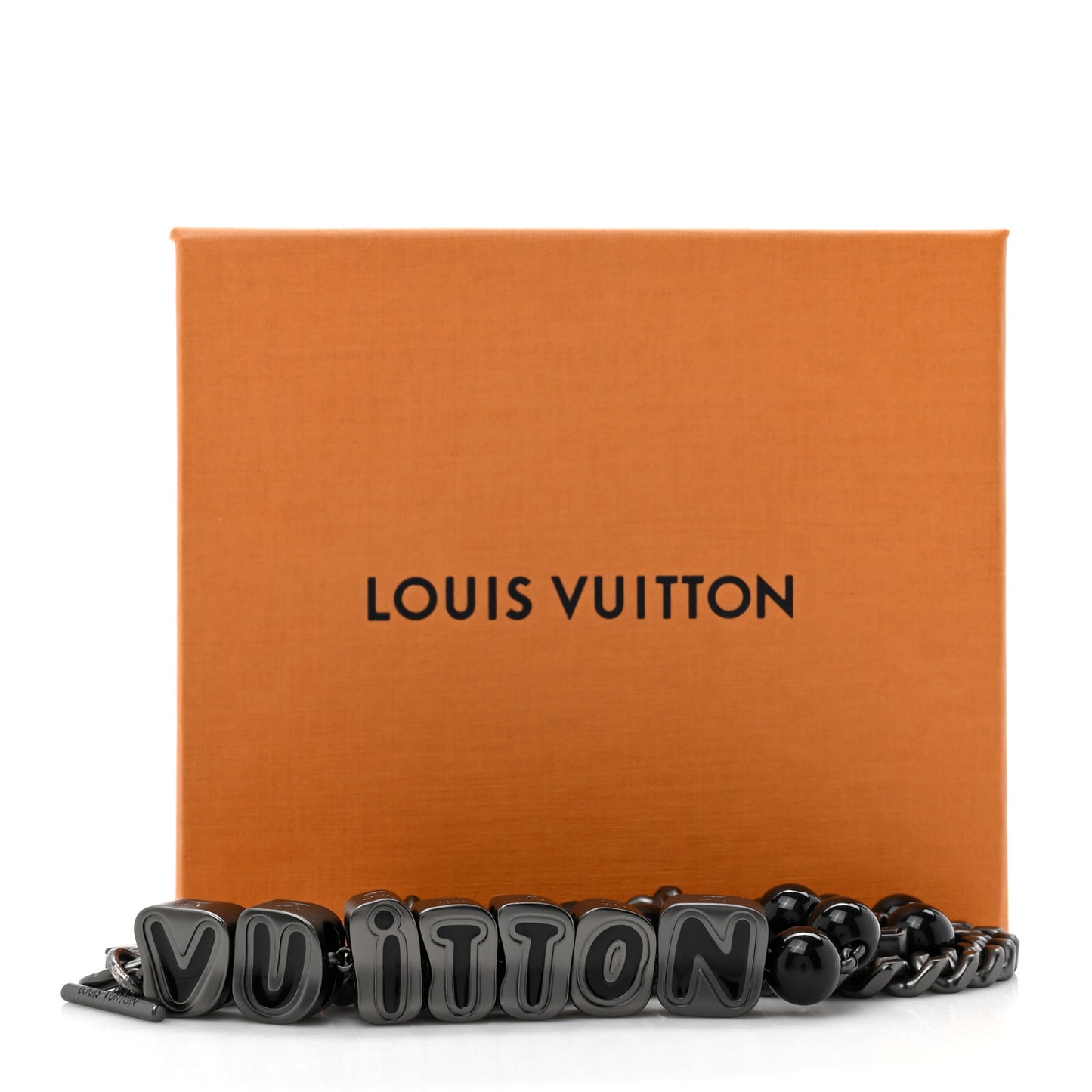 Ruthenium Vuitton Chain Belt