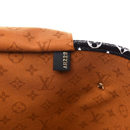 Louis Vuitton Monogram Giant Crafty Neverfull MM Creme Caramel 6 of 8