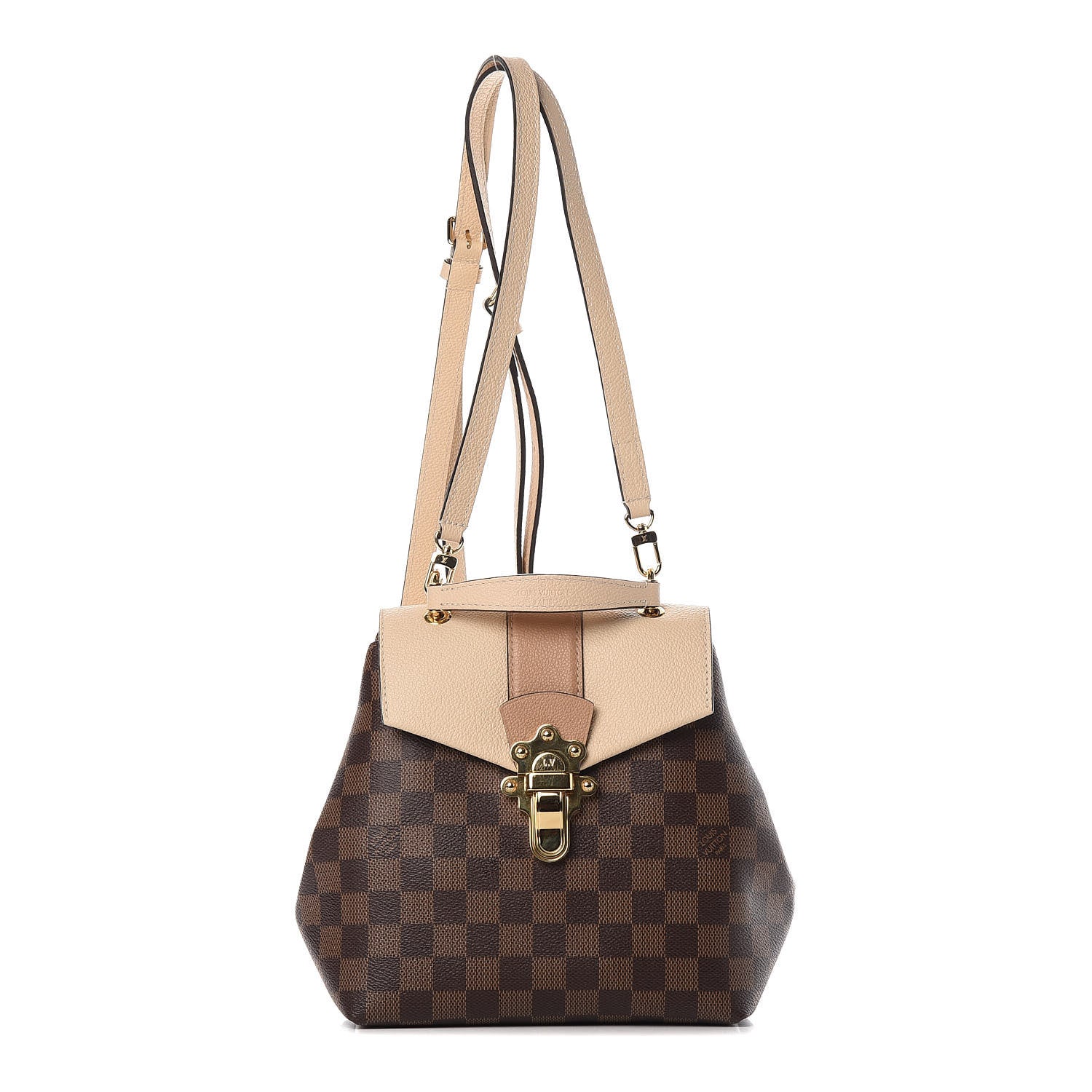 Louis Vuitton Damier Ebene Clapton Backpack Creme 1 of 9