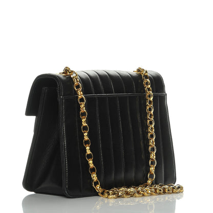 Chanel Lambskin Vertical Quilt Small Square Flap Black 3 of 9