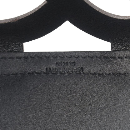 Loewe Smooth Calfskin Small Anagram Cutout Tote Black 6 of 12