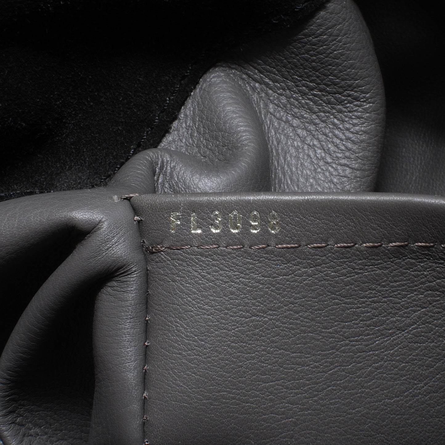 Suede Python Monogram Whisper GM Khol