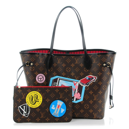 Louis Vuitton Monogram World Tour Neverfull MM 1 of 9