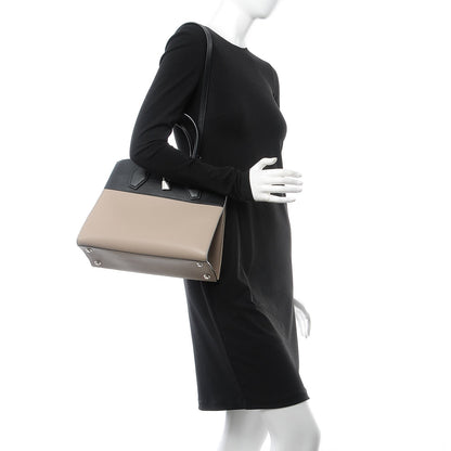 Louis Vuitton Taurillon City Steamer MM Black Galet 2 of 10