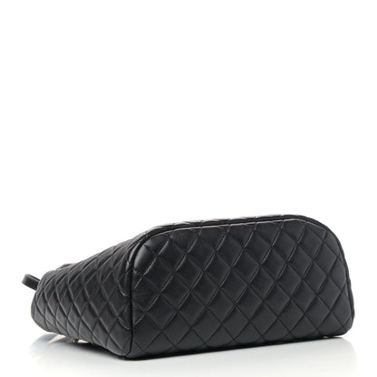 Chanel Lambskin Quilted Large Urban Spirit Backpack Black 3 of 7