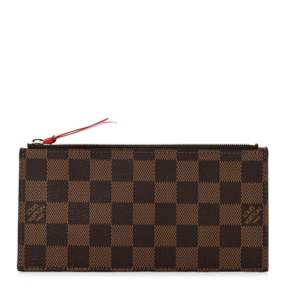 Louis Vuitton Damier Ebene Felicie Chain Wallet Zippered Insert 1 of 6