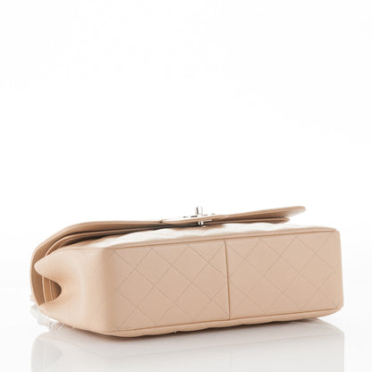 Chanel Caviar Quilted Jumbo Double Flap Beige Clair 5 of 9