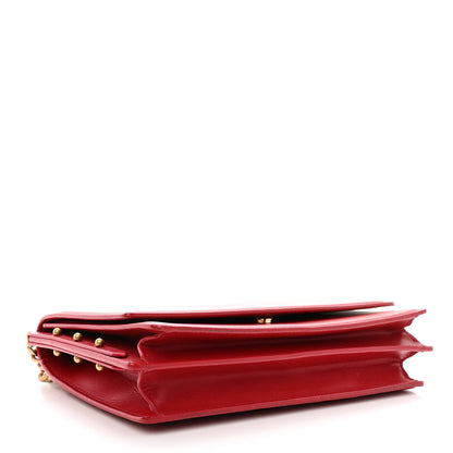 Saint Laurent Smooth Calfskin Zoe Chain Bag Eros Red 5 of 13
