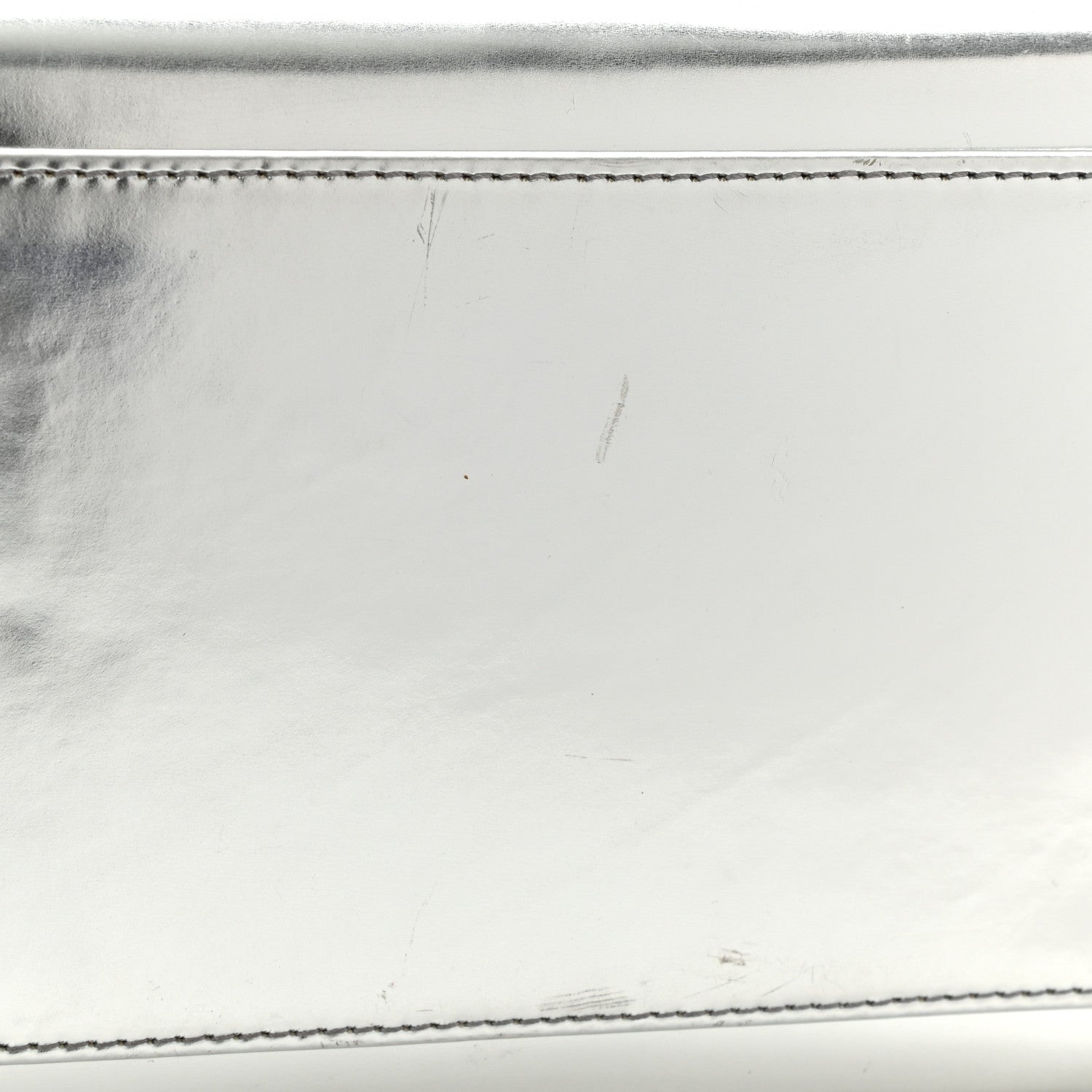 Christian Dior Metallic Patent Calfskin Medium Lady Dior Silver 12 of 12